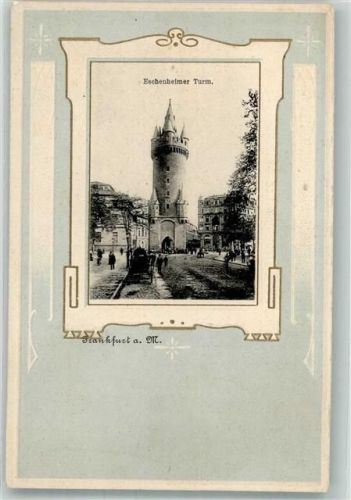Frankfurt Eschenheimer Turm Passepartout