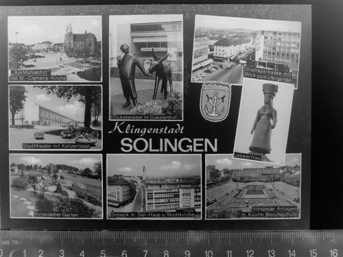 Solingen Mehrfachbildkarte