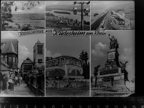 Rüdesheim Mehrfachbildkarte