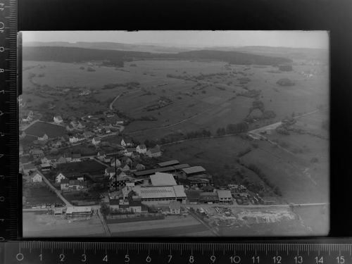 56244 W5419 Hartenfels GLASNEGATIV Fa. Huf