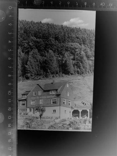 34508 W3542 Willingen (Upland) GLASNEGATIV Pension Kesper-Hartmann