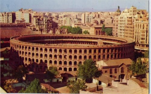 um 1930/40 Valencia, Stierkampfarena (bull ring), Spanien,JDP