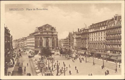 um 1910/20 Bruxelles: Place de Brouckere AKU1