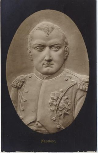 um 1910/20 Porträt von Napoleon in Ton(), Uniform, Abzeichen (emblem), Ak Nr. 7657,K B
