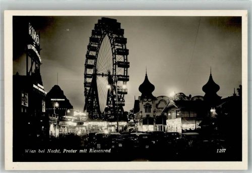 Wien Prater Riesenrad bei Nacht