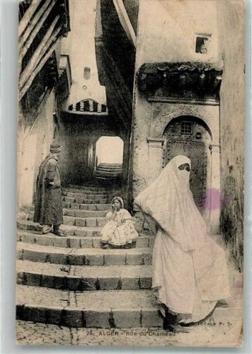 Alger 1929 Tracht Gasse Rue du Chameau