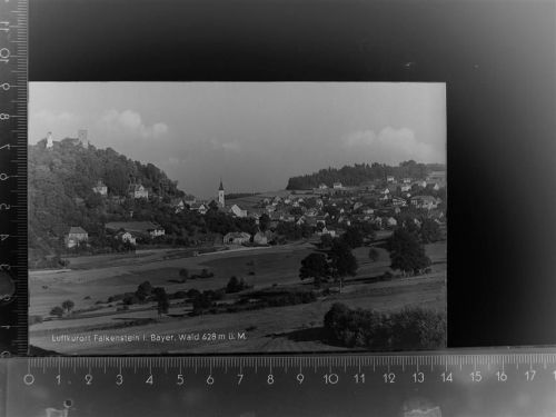 93167 W8411 Falkenstein , Oberpf GLASNEGATIV