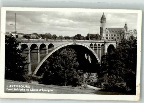 Luxembourg Pont Adolphe et Caisse d ´Eargne