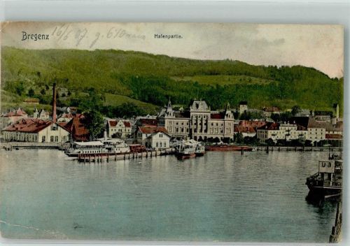 Bregenz 1907 Hafen