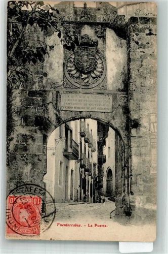 Fuenterrabia 1908 La PuertaMarke Bildseitig