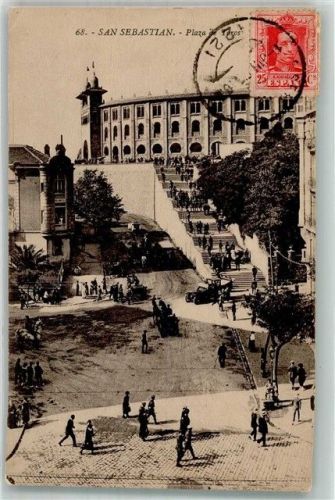 San Sebastian Plaza de Torros Marke Bildseitig