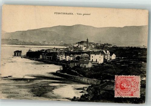 Fuenterrabia 1913 Marke bildseitig