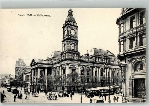 Melbourne Rathaus Straßenbahn Australien
