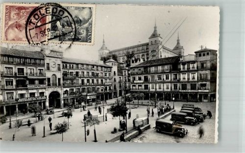 Toledo 1952 Auto Placa Marke Bildseitig