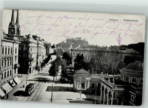 Wien 1918 Westbahnstrasse Straßenbahn