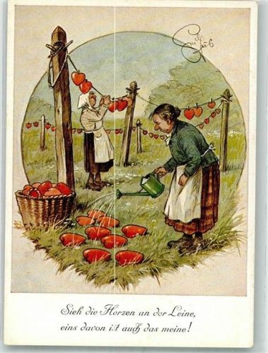 sign. Geilfus H. Sieh die Herzen an der Leine Verlag Emil Köhn 2253