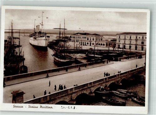 Siracusa Hafen Stazione Marittima Bahnhof