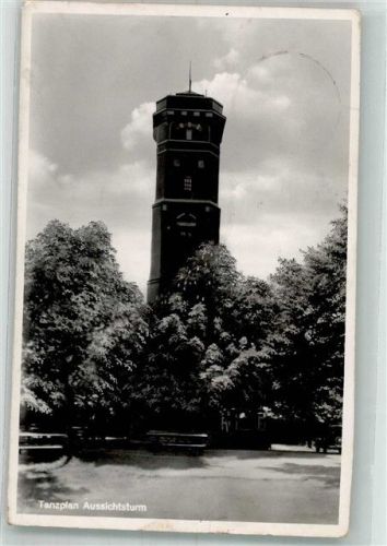 Mikulasovice 1940 Aussichtsturm Tanzplan