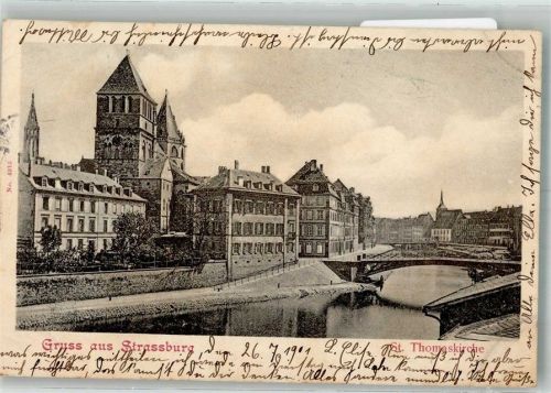 Strasbourg 1901 Kirche St. Thomas