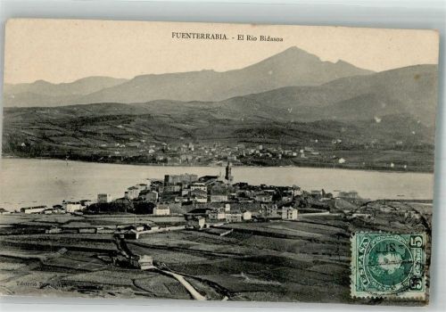 Fuenterrabia El Rio Bidasoa Marke bildseitig