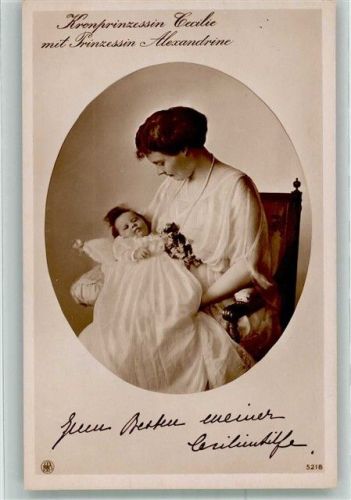 Kronprinzessin Cecilie m. Prinzessin Alexandrine 5218