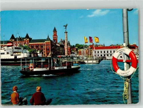 Helsingborg 1969 Hafenansicht