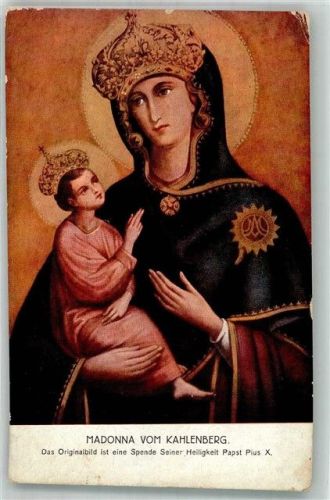 Wien Madonna vom Kahlenberg Spende Seiner Heiligk. Papst Pius X.