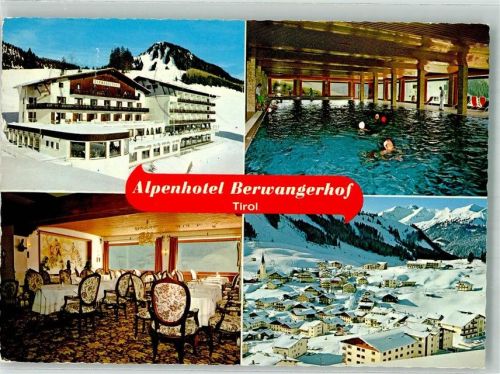 Berwang 1981 Alpen- Hotel Berwangerhof Schwimmbad