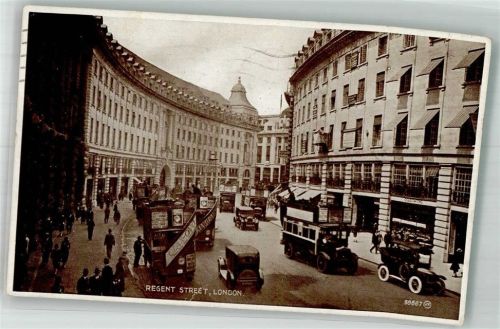 London 1927 Omnibus Auto Regent Street