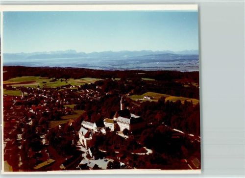 Andechs Luftaufnahme Kloster