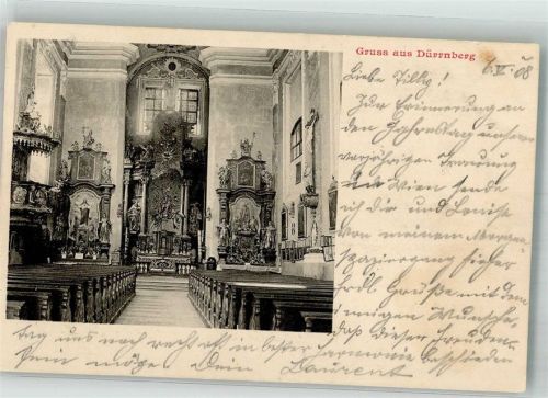 Bad Dürrnberg 1908 Kirche innen