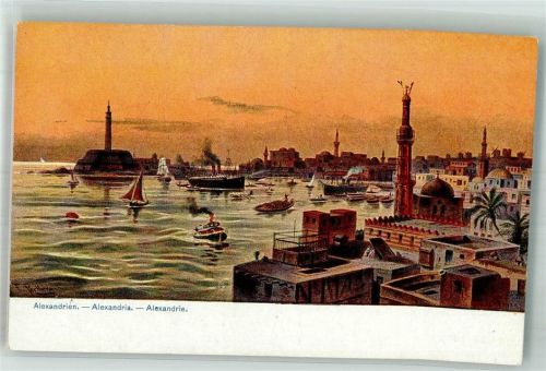 Alexandria sign. Perlberg,F. Hafen Leuchtturm