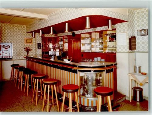 34414 W3530 Scherfede FOTO KEINE AK Gasthaus Rose Innenaufnahme Bar