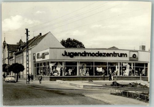 Leinefelde Bahnhofstraße Jugendmodezentrum Fotograf Pingel VEB Bild und Heimat