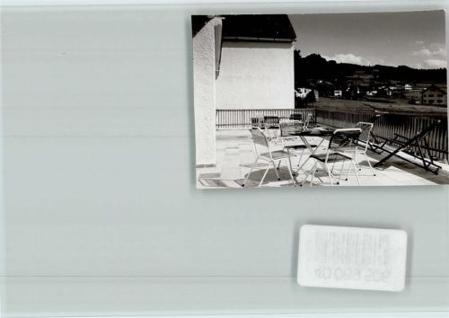 94249 W8373 Bodenmais FOTO KEINE AK Terrassenausblick