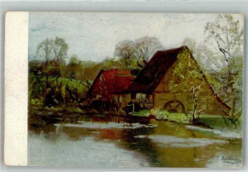sign. Müller Mühle am Weiher Verlag Meissner u. Buch Serie 02421