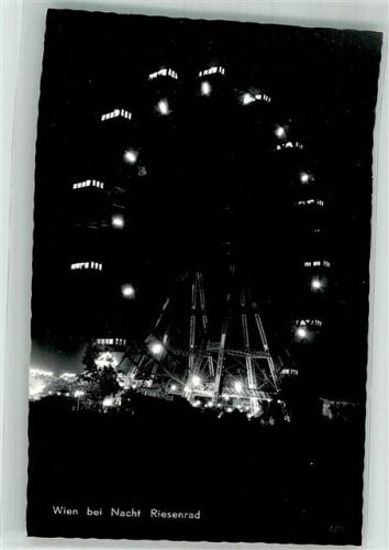 Wien Prater Riesenrad bei Nacht