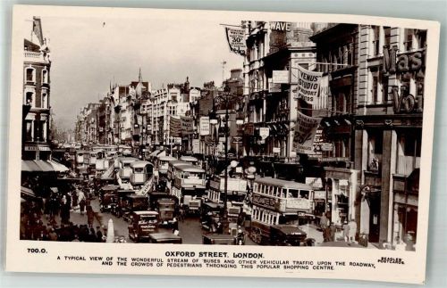 London 1931 Omnibus Auto Werbung Oxfort Street