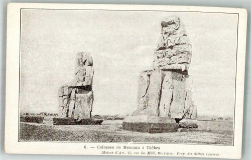 Theben Denkmal Memnonkolosse