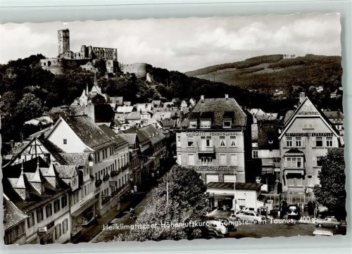 Königstein Ortsansicht Café Kreiner Burg