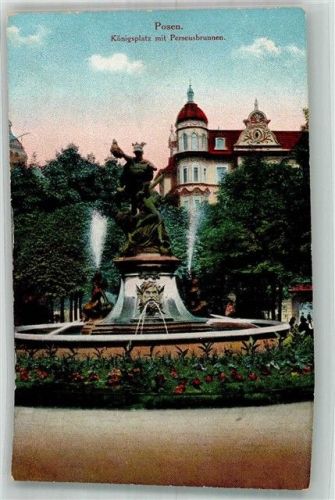 Posen Denkmal Perseusbrunnen Königsplatz