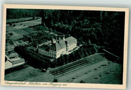 Langensteinbach 1925 Fliegeraufnahme vom Bibelheim Bethanien