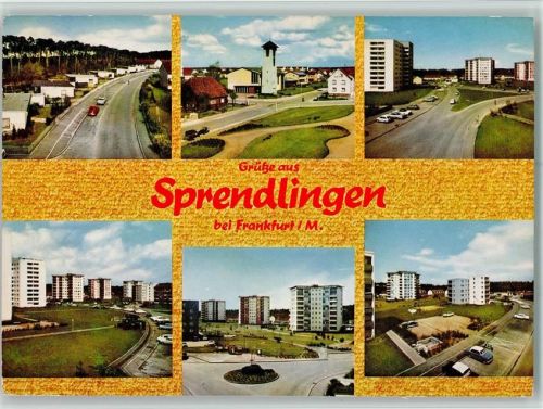 Sprendlingen Ortsansichten Hochhäuser Mehrfachaufnahme AKU2