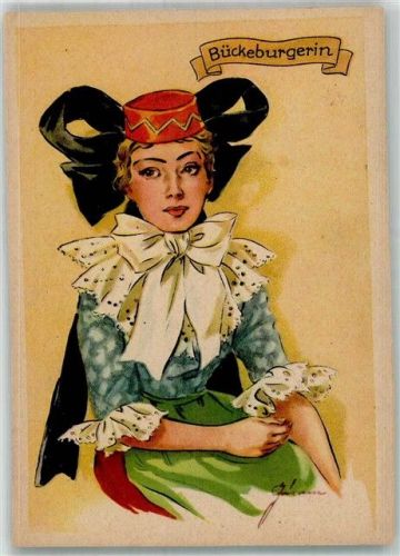 Bückeburg Frau Tracht