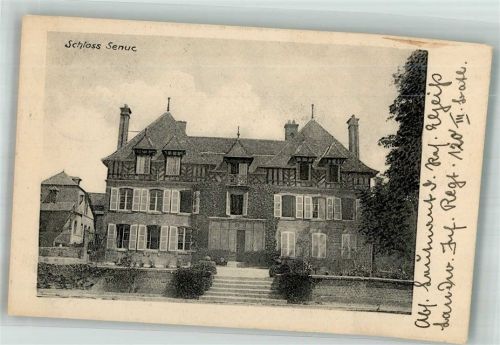 Senuc 1916 Schloss Senuc Feldpost WK I 2.Württ.Landw.Div.
