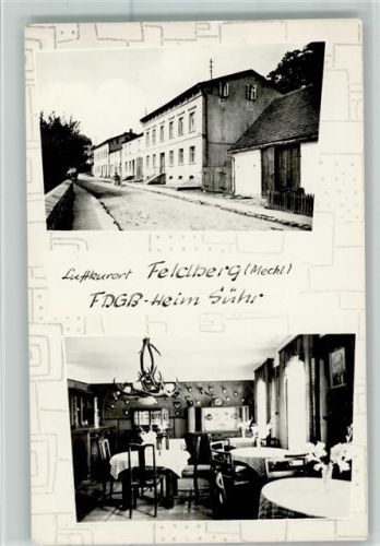 Feldberg FDGB-Heim Sühr Innenaufnahme 2-Bildaufnahme