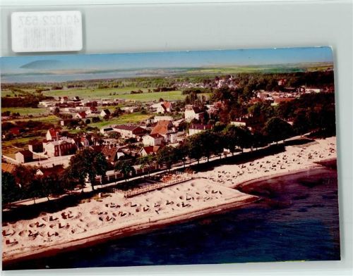 Niendorf Luftaufnahme Strand Strandkörbe
