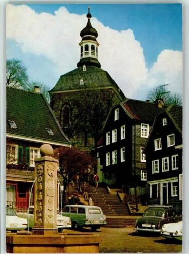 Solingen Marktbrunnen Opel Caravan in Gräfrath AKU2