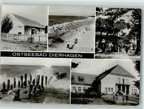 Dierhagen Bungalow des VEM Elektromotorenwerk Werningerode Strand Strandzugang FDGB-Erholungsheim Ernst Moritz Arndt