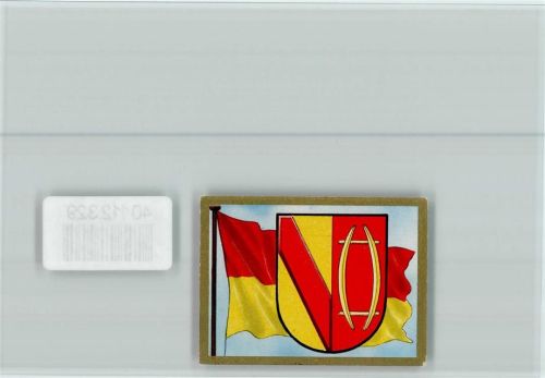Rastatt Stadtwappen Kosmos Sammelbild 6x5cm